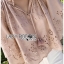 เสื้อเกาหลี พร้อมส่ง เสื้อ ผ้าคอตตอนปักและฉลุลาย