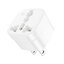Hoco DC60 2-IN-1 AC250V หัวแปลงปลั๊กไฟ ตัวแปลง 3 ขา เป็น 2 ขาแบน อะแดปเตอร์เดินทาง
