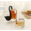 ที่กรองชา ซิลิโคน tea infuser ลายหงษ์ขาว หงษ์ดำ