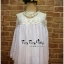 พร้อมส่ง เสื้อทรงปาดไหล่ เล่นลายลูกไม้ฉลุยางยืด