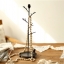 Pre-Order ที่แขวนเครื่องประดับ เหล็กดัดลายนก Zakka มีสีดำ กับครีม