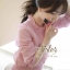 พร้อมส่ง แขนสี่ส่วนช่วงปลายแขนสม๊อคระบายบานนิดๆ กระโปรงสม๊อคเข้ารูป