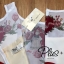 เสื้อผ้าเกาหลี พร้อมส่ง จั๊มสูทกางเกงขาสั้น ไหล่เว้า
