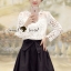พร้อมส่ง เสื้อทรงแขนสี่ส่วน มีดีเทลสวยๆ