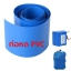 ท่อหด,ท่อหด PVC,ท่อหดความร้อน PVC แพ็คแบตเตอรี่ (สีน้ำเงิน)