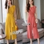 เสื้อผ้าเกาหลี พร้อมส่ง จั๊มสูท กางเกงทรงขากว้าง