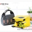 GB323 กระเป๋าผ้าใส่อาหาร กล่องข้าว เก็บรักษาอุณหภูมิ ร้อน-เย็น ได้ในระดับนึง ขนาด กว้าง 22 หนา 15.5 สูง 16 ซม.
