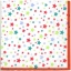 แนวภาพลายแต่ง Multi Star ดวงดาวหลายหลายสี Cath Kidston ลายเล็กๆ ภาพกระจายเต็มแผ่น กระดาษแนพกิ้นสำหรับทำงาน เดคูพาจ Decoupage Paper Napkins ขนาด 33X33cm
