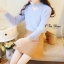 เสื้อผ้าเกาหลี พร้อมส่ง เสื้อแขนยาวขนมุ้งมิ้งๆ