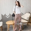 เสื้อผ้าเกาหลี พร้อมส่ง ชุดเซ็ทวอล์มเสื้อ+กางเกง