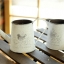 Pre-Order ถัง บัวรดน้ำ กระถางต้นไม้สังกะสี ทำสีขาวเก่า ลายนก มี 6 แบบ Zakka