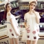 พร้อมส่ง Mini dresss สีขาวน่ารัก ทรงเว้าไหล่