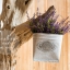 Pre-Order ตระกร้า ที่ใส่จดหมาย ดอกไม้ แขวนผนัง ปั้มพื้นผิวนูน ทำสีเก่า มี 3 ขนาด Zakka