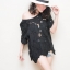 เสื้อเกาหลี พร้อมส่ง เสื้อ งานปักดอกไม้