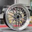 ล้อ KS014 ขอบ18x8.0 5x114.3 ET 35 สีเทาขอบเลส *ราคาต่อวง