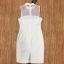 ชุดเดรสเกาหลี พร้อมส่ง Dress แขนกุด อกต่อผ้าซีทรู