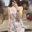 เสื้อผ้าแฟชั่น พร้อมส่ง จั๊มสูท ลายดอกไม้โทนสีพาสเทล