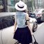 พร้อมส่ง Mini Dress แขนกุดสีดำ