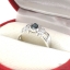 SKJewelryFactory พลอยจันทบุรี แหวนเงินแท้ 92.5% ฝังพลอยเขียวส่องแท้ ER00850-GSA