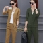 เสื้อผ้าเกาหลี พร้อมส่ง ชุด Set 2 ชิ้น เสื้อคอวี