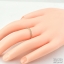 SKJewelryfactory แหวนเงินแท้ ฝังพลอยบุษราคัมแท้ สไตล์แหวนแถว ER01238-YSA