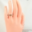 SKJewelryfactory แหวนเงินแท้ 92.5% ฝังพลอยซิทรินแท้ สไตล์แหวนแถว เรียบหรู ER00690-CIT