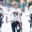 เสื้อผ้าเกาหลี พร้อมส่ง ชุดเซ็ทเสื้อ+กางเกงยีนส์น้องหมา