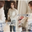 เสื้อผ้าลูกไม้ พร้อมส่ง เสื้อลูกไม้ ตกแต่งระบายเพบลัม