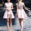 พร้อมส่ง Mini Dress สีชมพูนม ดูน่ารัก