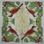 แนวภาพวินเทจ นกกับมงกุฎ และลูกไม้ Vintage Bird เป็นภาพครึ่งแผ่น กระดาษแนพกิ้นสำหรับทำงาน เดคูพาจ Decoupage Paper Napkins ขนาด 33X33cm