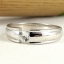 SKJewelryfactory แหวนเงินแท้ 92.5% ฝังพลอยไวท์โทปาซแท้ (พลอยหายาก)สไตล์เรียบๆน่ารัก ER00667-WTP