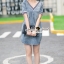 พร้อมส่ง ลุคสาว Sport ด้วยเดรสทรงคอวีตัวปล่อยๆ
