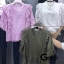 เสื้อเกาหลี พร้อมส่ง เสื้อแต่งระบายฉลุลูกไม้ คอวี