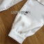 พร้อมส่ง เสื้อผ้าโพลีเอสเตอร์ลายทางสีขาว-ดำ