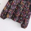 เสื้อเกาหลี พร้อมส่ง เสื้อผ้าชีฟอง พิมพ์ลายทั้งตัว