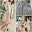 เสื้อเกาหลี พร้อมส่ง โอเวอร์โค้ท เสื้อคลุมตัวยาว