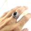 SKJewelryFactory แหวนชาย นิลแท้ ด้านข้างฉลุลาย ใส่สบาย ไม่อับนิ้ว MR00494-ONC