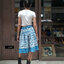 กระโปรงสั้นกัญชงเขียนเทียน HLSK498 / Hmong Short Skirt Hemp fabric HLSK498