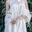 พร้อมส่ง Short Jumpsuit สีขาว ดีไซเปิดไหล่