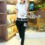 พร้อมส่ง เสื้อคลุมกับเสื้อกล้ามและกางเกง