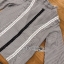 เสื้อผ้าเกาหลี พร้อมส่ง เสื้อลายสก็อตตกแต่งระบาย
