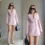 เสื้อเกาหลี พร้อมส่ง BLAZER แต่งกระดุมปั้ม