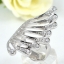 SKJewelryFactory แหวนปีกนก ดีไซน์เก๋มาก เพชร12 ตัง ER01920-WCZ