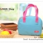 GB222 กระเป๋าผ้าใส่อาหาร กล่องข้าว รักษาอุณหภูมิร้อน-เย็น ได้ระยะเวลาหนึ่ง ขนาด กว้าง 12.5 x ยาว 23.5 x สูง 18 cm.