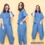 เสื้อผ้าเกาหลี พร้อมส่ง ชุดเซ็ตผ้ายีนส์นำเข้าฟอก