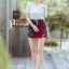 เสื้อผ้าเกาหลี พร้อมส่ง เสื้อยืดเนื้อดีคอกลม