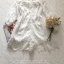 เสื้อผ้าเกาหลี พร้อมส่ง จั้มสูท ขาสั้นเนื้อผ้าชีฟอง