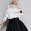 พร้อมส่ง เสื้อทรงแขนสี่ส่วน มีดีเทลสวยๆ