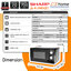 Sharp ไมโครเวฟ รุ่น R-219EK ความจุ 20ลิตร กำลังไฟ 700W ภายในแบบ เคลือบ รับประกันสินค้า 1ปี
