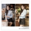 VJ003 เสื้อเชิ้ต คอเต๋าระบาย แขนยาว กระดุมผ่าหน้า มี 4 สี สีฟ้า สีชมพู สีขาว สีดำ งานสวย ใส่ได้หลายโอกาส